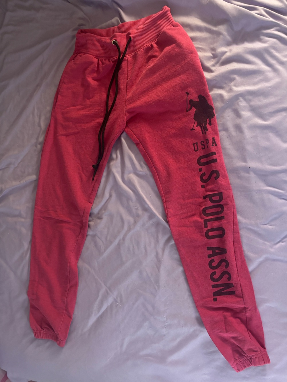 U.S. Polo Assn. Rose Pink Logo Joggers